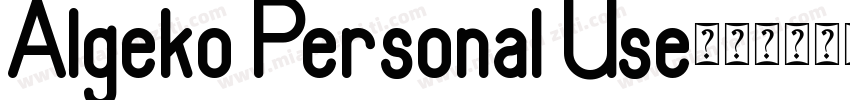 Algeko Personal Use字体转换